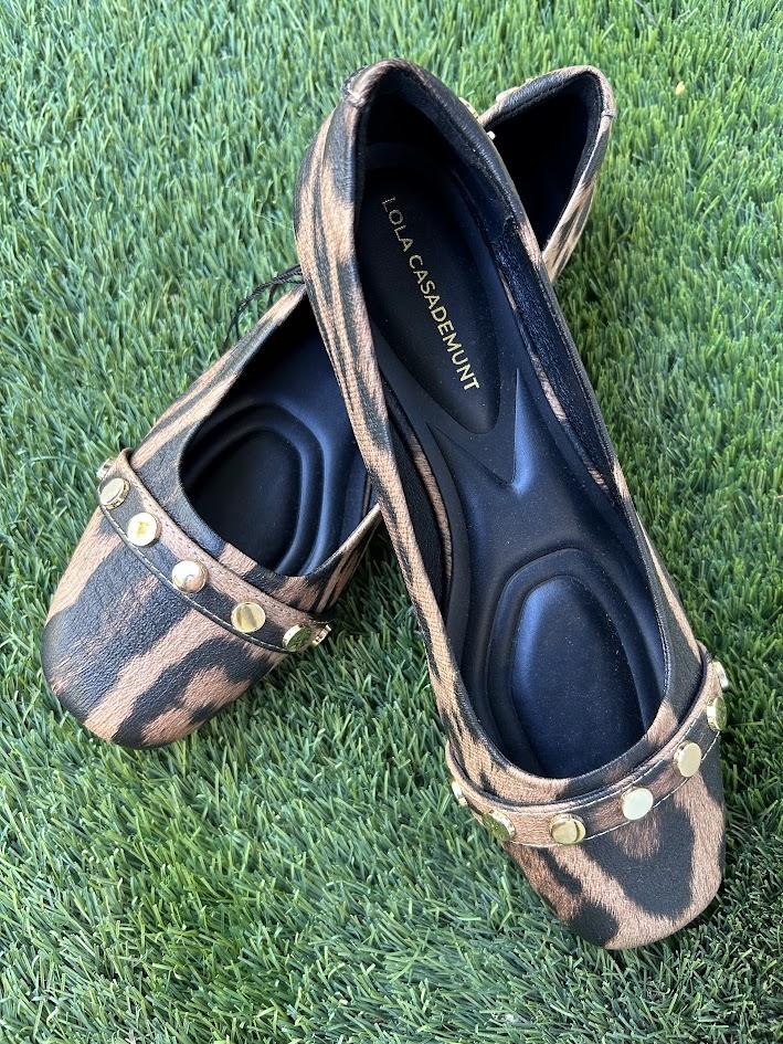 Manoletina animal print Lola Casademunt.