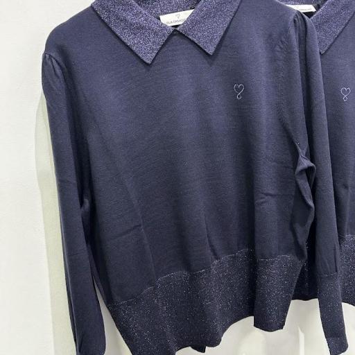 Jersey punto polo  Lola Casademunt. 