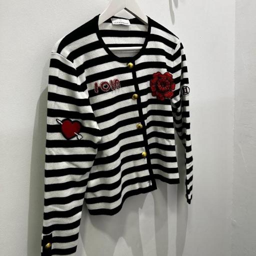 Chaqueta punto rayas Lola Casademunt.  [3]