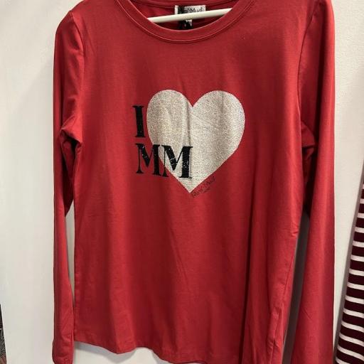 Camiseta Roja print Mimimua. [2]