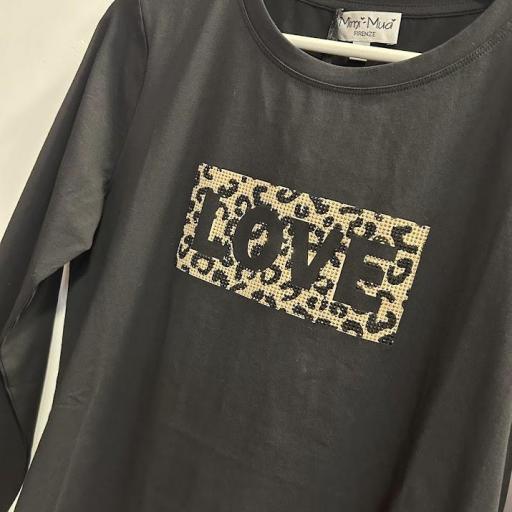 Camiseta Love animal print Mimimua. [1]