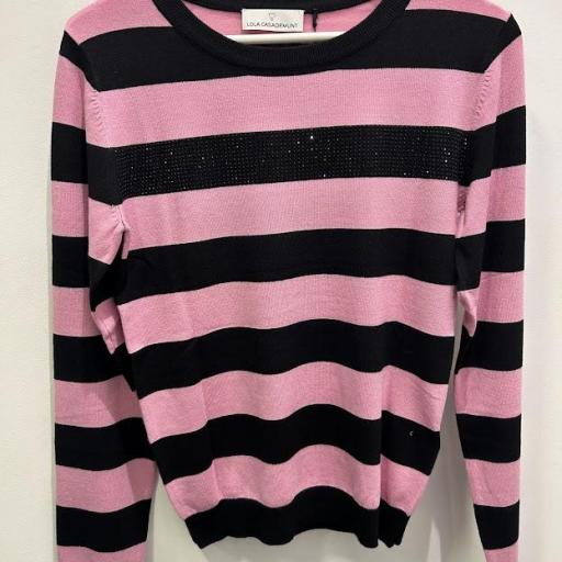 Jersey Bicolor Rosa & Negro Lola Casademunt.  [1]