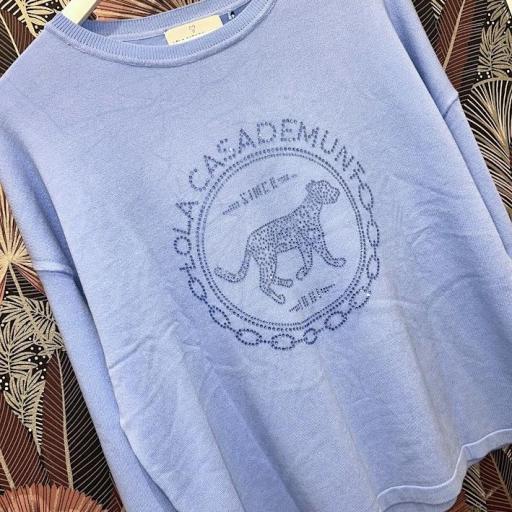 Jersey rosco strass azul Lola Casademunt.  [3]