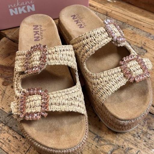 Sandalias Octans rafia Nekane. 