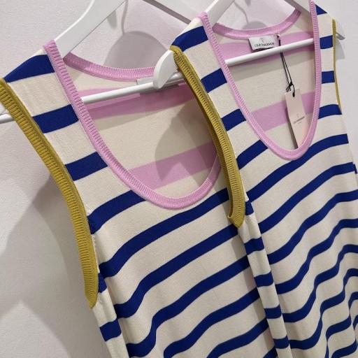 Vestido punto rayas Lola Casademunt.  [1]