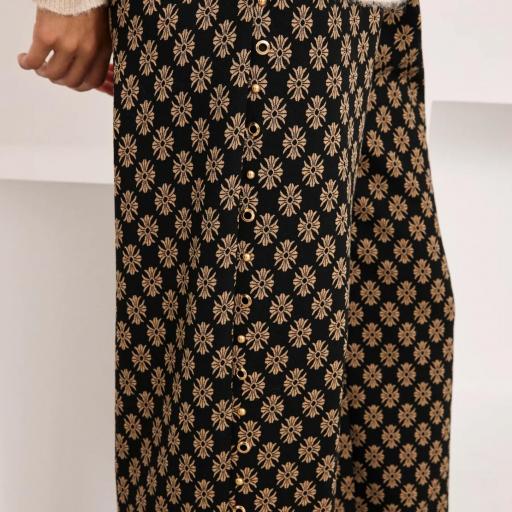 Pantaló Jacquard Flores Hidraulica.  [3]