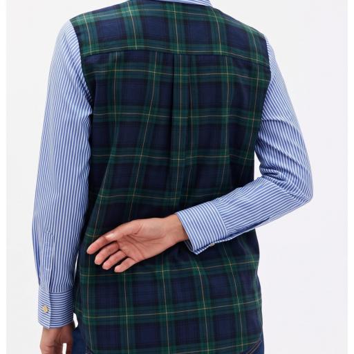 Camisa Rayas Tartan Lola Casademunt. [1]