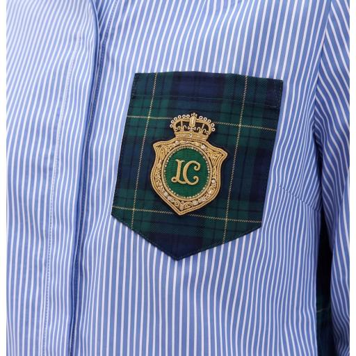 Camisa Rayas Tartan Lola Casademunt. [3]