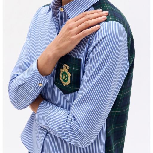 Camisa Rayas Tartan Lola Casademunt. [2]