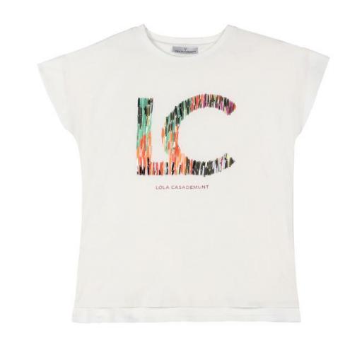 Camiseta sisa logo multicolor  Casademunt.  [1]