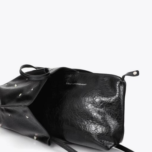 Bolso shopper multitachas negre Lola Casademunt.  [1]