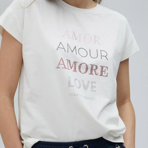 Camiseta sisa Amore Lola Casademunt. 