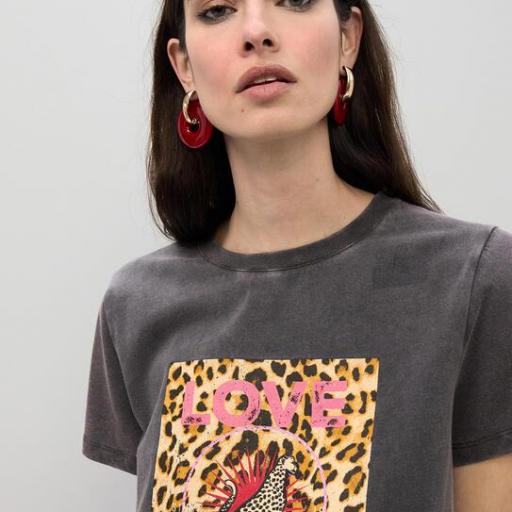 Camiseta Love Lola leopardo Lola Casademunt [3]