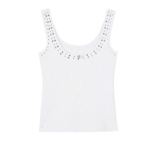Top blanco Lola Casademunt.  [1]