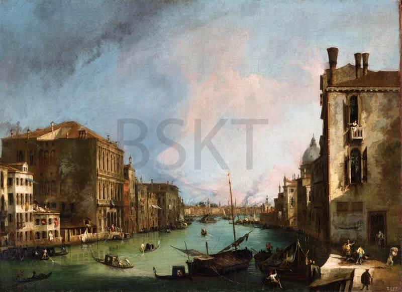 Cuadro en lienzo clásico de Venecia por Canaletto tamaño grande 