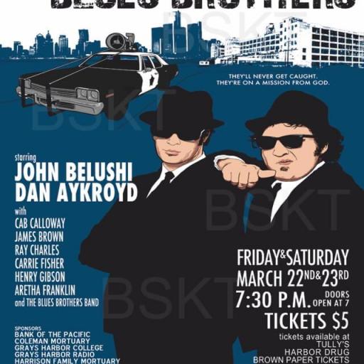 Cuadro en lienzo Blues Brothers 