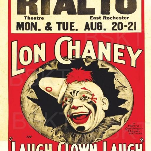 Cuadro en lienzo Rialto Lon Chaney circo