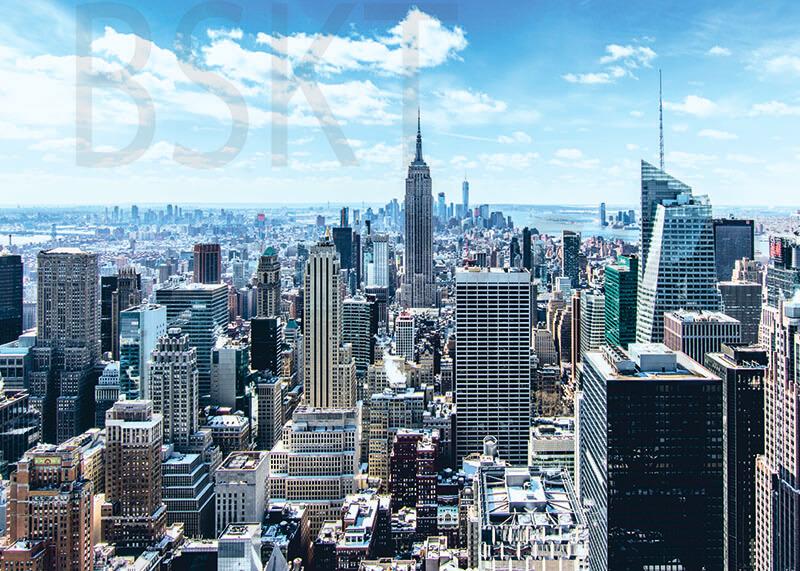 Cuadro en lienzo Manhattan vista aerea Nueva York NY