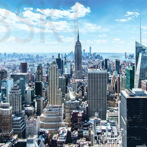 Cuadro en lienzo Manhattan vista aerea Nueva York NY