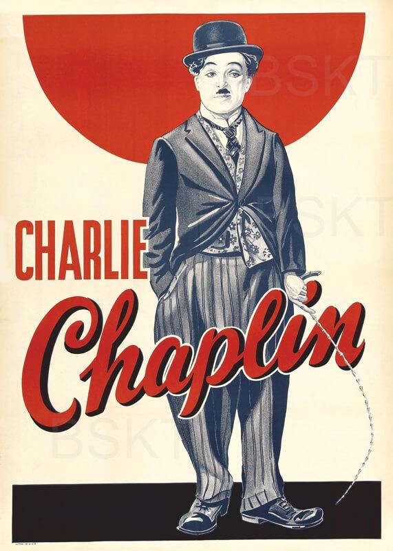 Cuadro en lienzo Charlie Chaplin Charlot