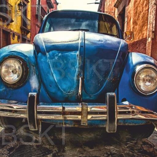 Cuadro en lienzo vw clásico