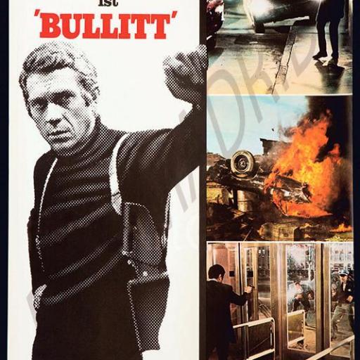 Cuadro en lienzo película Bullit Steve McQueen [0]