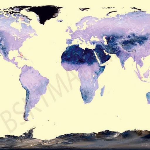 ​Cuadro en lienzo para decoración mapamundi mapa del mundo
