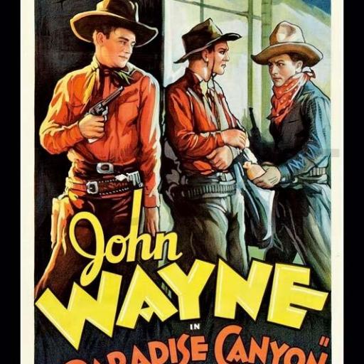 Cuadro en lienzo clásico película John Wayne Paradise Canyon 