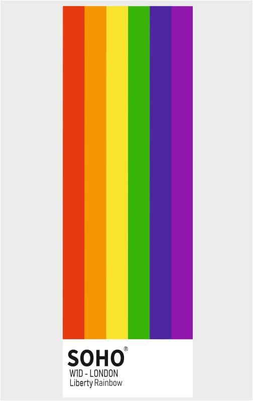 Cuadro en lienzo bandera arcoiris LGTBI orgullo gay Soho