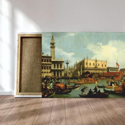 Cuadro en lienzo famoso para salón, Arte clásico, Canaletto [1]