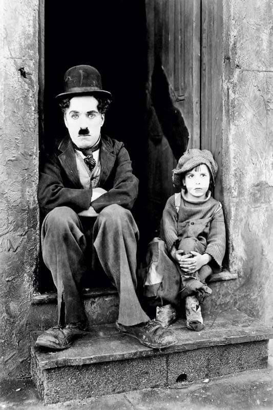 Cuadros en lienzo película clásica Charles Chaplin Charlot boy