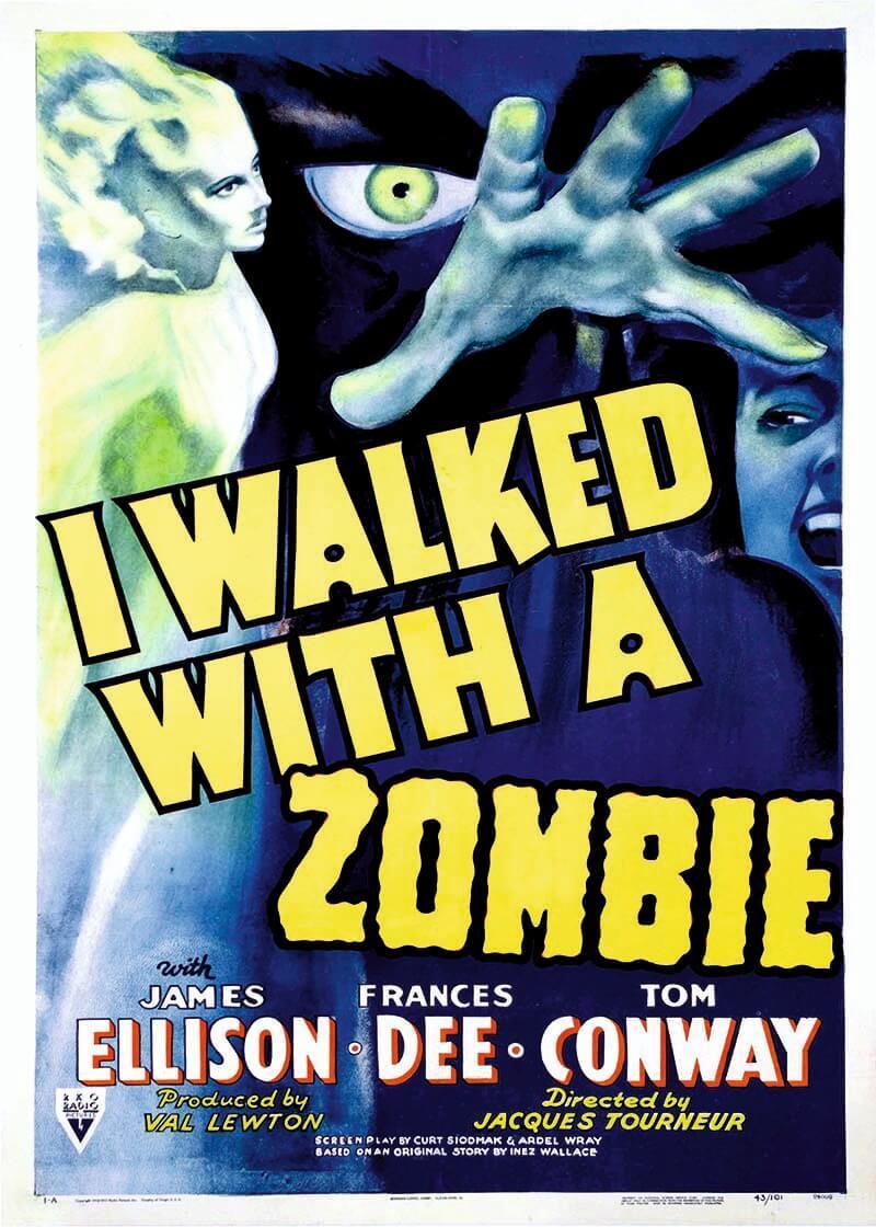 Cuadros en lienzo cine clásico Zombie