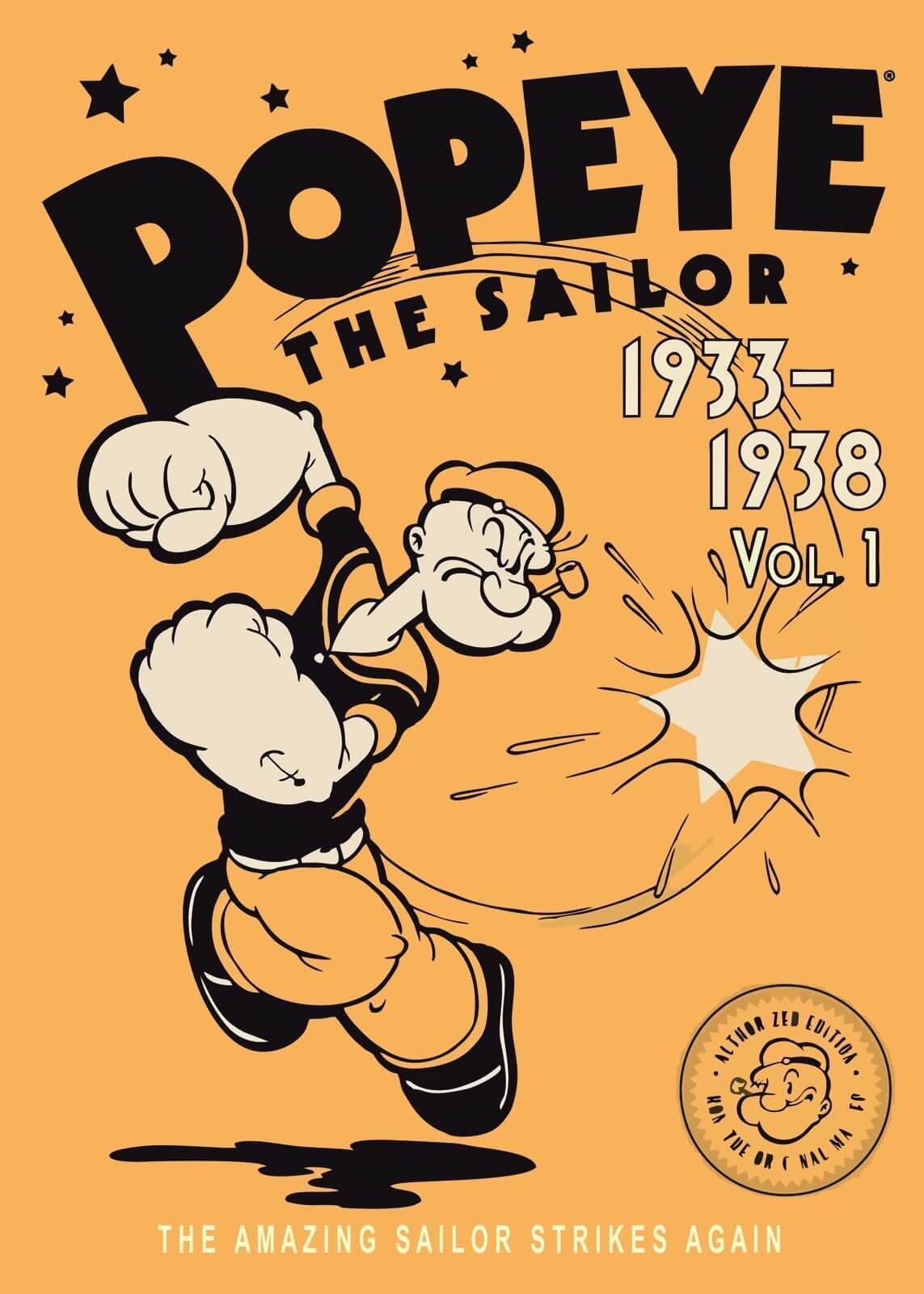 Cuadro en lienzo vintage Popeye comic.