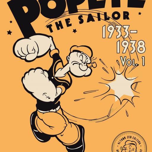Cuadro en lienzo vintage Popeye comic.