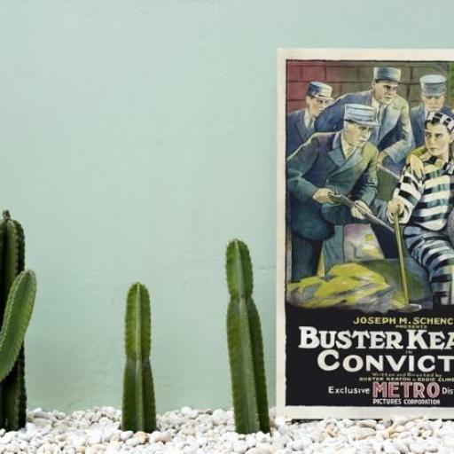 Cuadro en lienzo Buster Keaton Convict 13 [1]