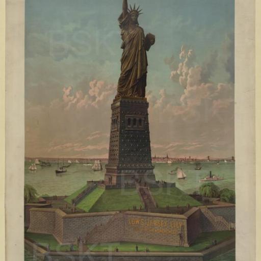 Cuadro en lienzo estatua de la libertad NY [0]