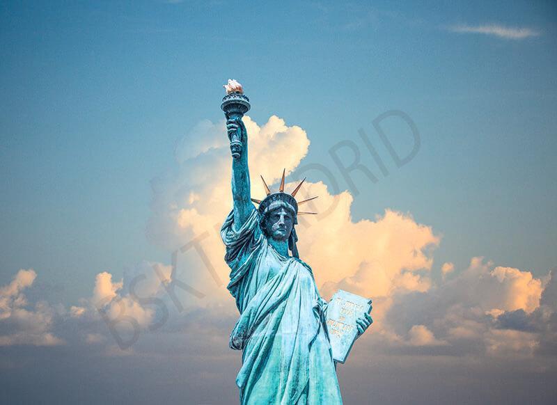Cuadro en lienzo tamaño grande XXL para decoración NY Nueva York estatua de la Libertad