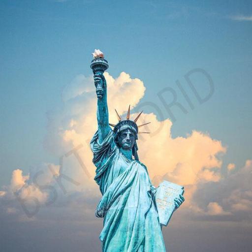 Cuadro en lienzo tamaño grande XXL para decoración NY Nueva York estatua de la Libertad [0]