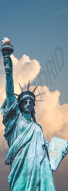 Cuadro en lienzo alargado para decorar XXL Nueva York NY estatua de la libertad