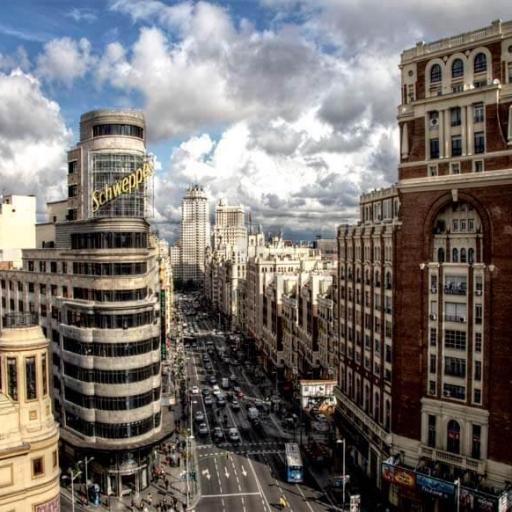 Cuadro original de Madrid Gran via tamaño XXL grande [0]