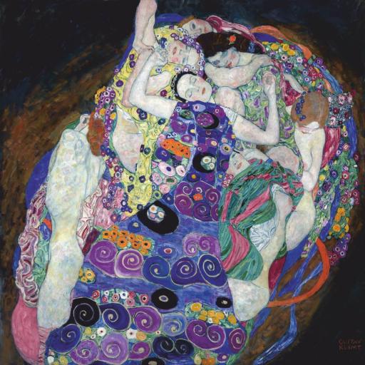 Cuadro en lienzo modernista Gustav Klimt, La Virgen. [0]