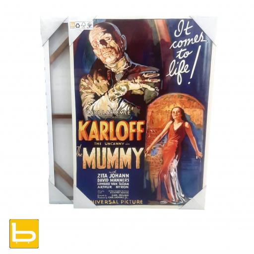 Cuadro en lienzo películas de terror La Momia Boris Karloff [3]