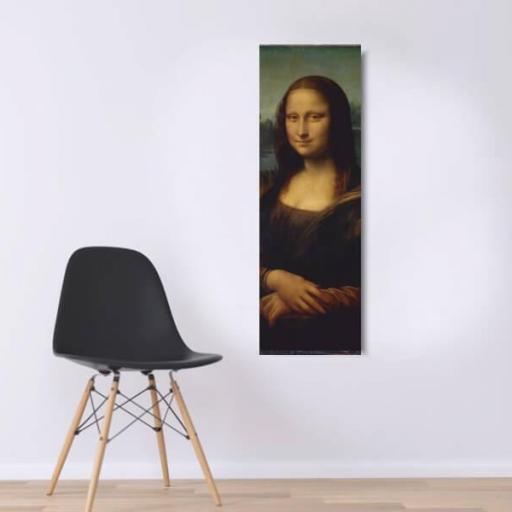 Cuadro en lienzo alargado Gioconda Mona Lissa Leonardo da Vinci [1]