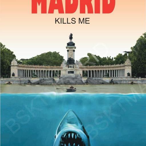 Cuadro en lienzo Madrid Tiburón retiro