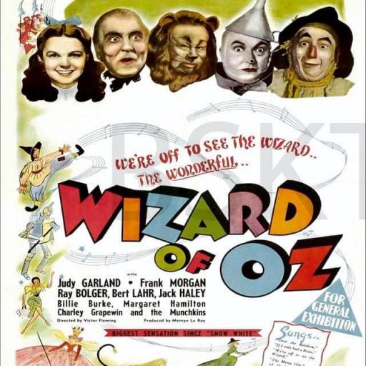 Cuadro en lienzo película Mago de Oz [0]