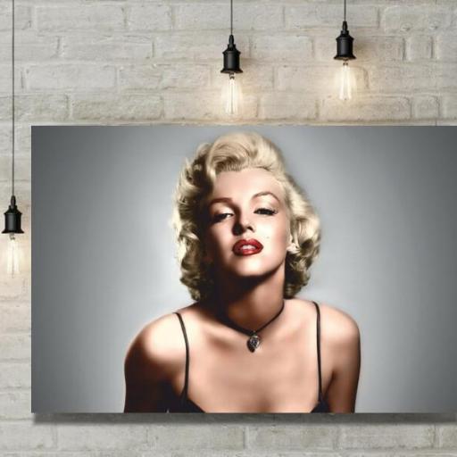 Cuadro en lienzo fotografía color Marilyn Monroe [1]