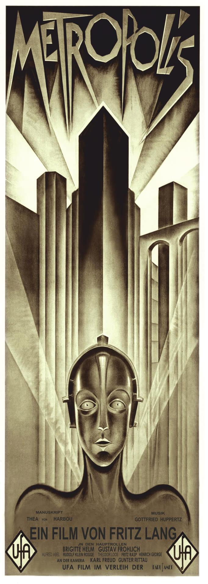 Cuadro en lienzo película Metrópolis Fritz Lang poster