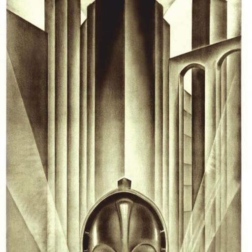 Cuadro en lienzo película Metrópolis Fritz Lang poster cine