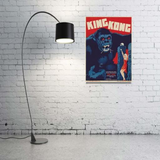 Cuadro en lienzo película clásica King Kong [1]