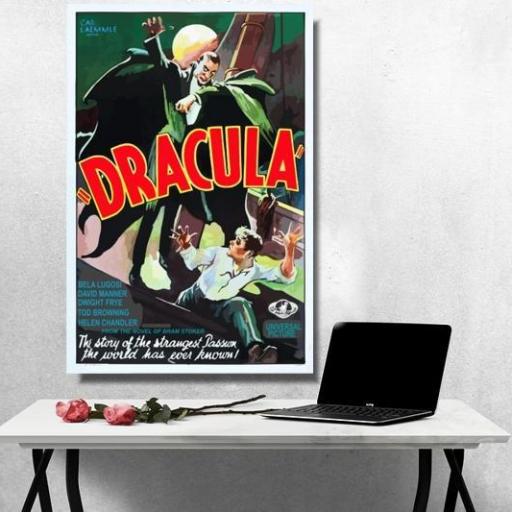Cuadro en lienzo para decoración películas clásicas Drácula [1]